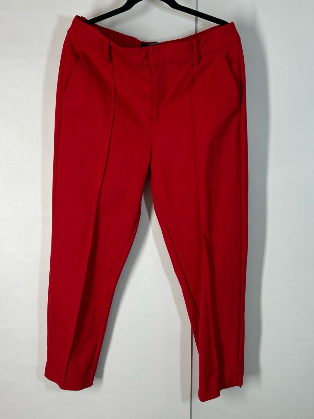 Liverpool Red Straight-Leg Pants